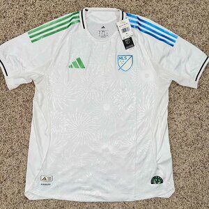 Adidas Men’s MLS All-Star 2025 Authentic Jersey White JI7399, Size XL (New)